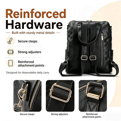 Convertible Backpack Purse Crossbody Tote Bag For Work