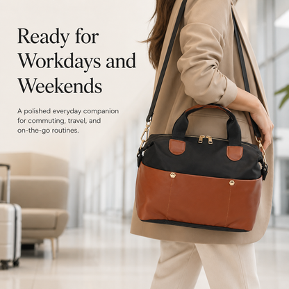 Boston Crossbody Bag  Hand Tote Everyday Satchel Handbag