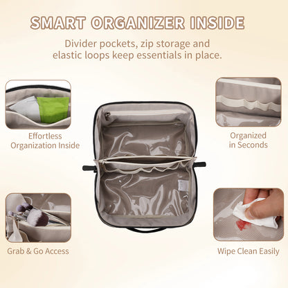 Makeup Bag Beauty Organizer Pouch Cosmetic Storage Case