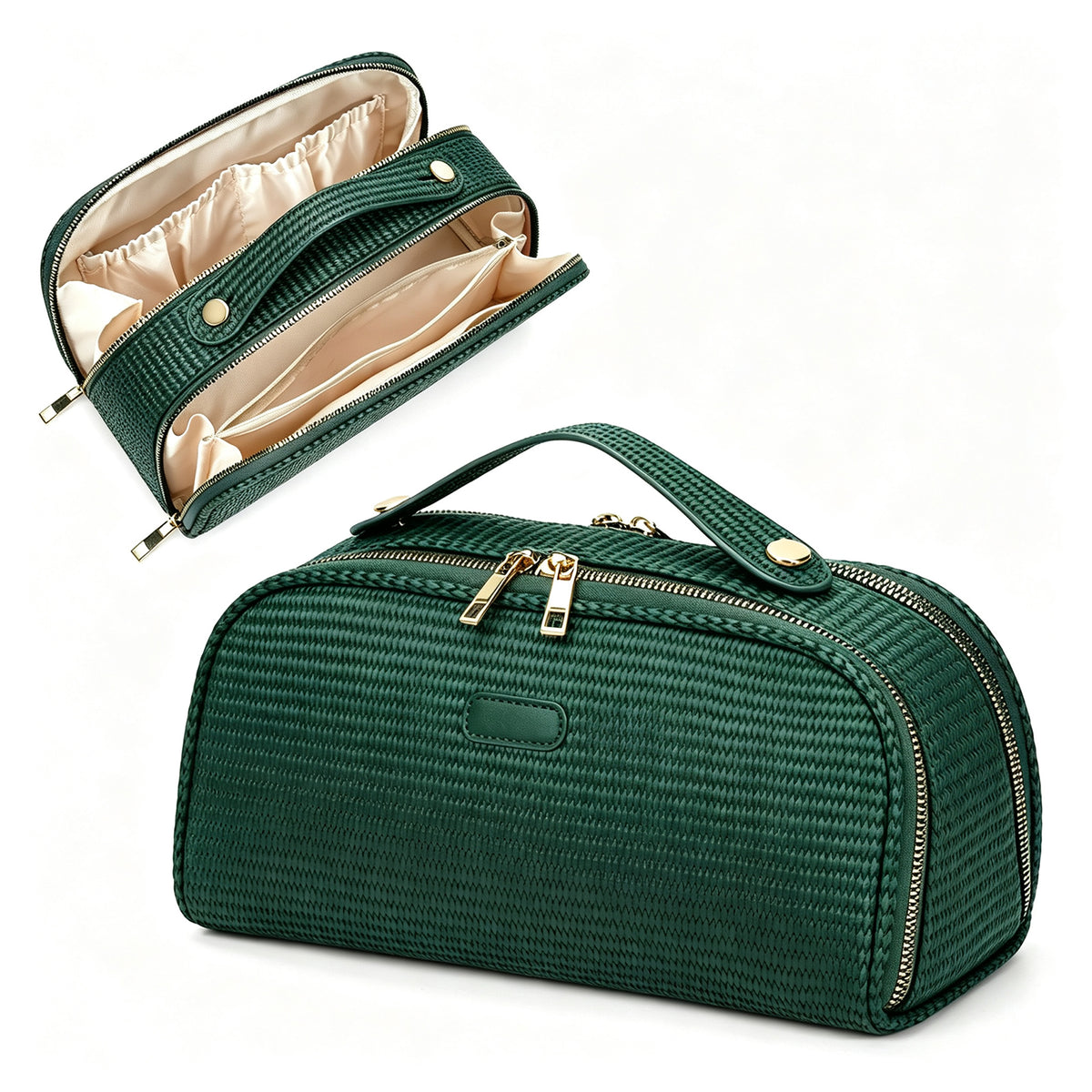 Handheld Makeup Pouch Cosmetic Bag Travel Toiletry Bag