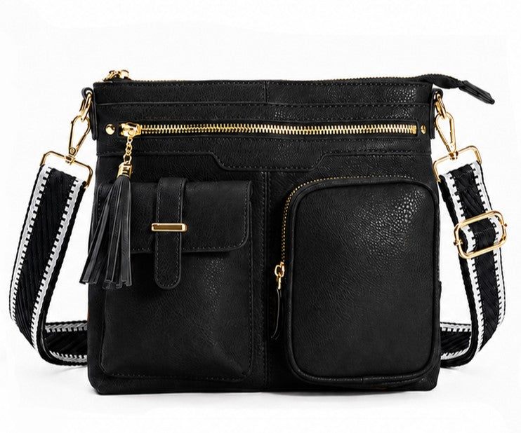 Multi Pocket Crossbody Bag Purse