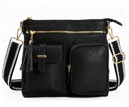 Multi Pocket Crossbody Bag Purse
