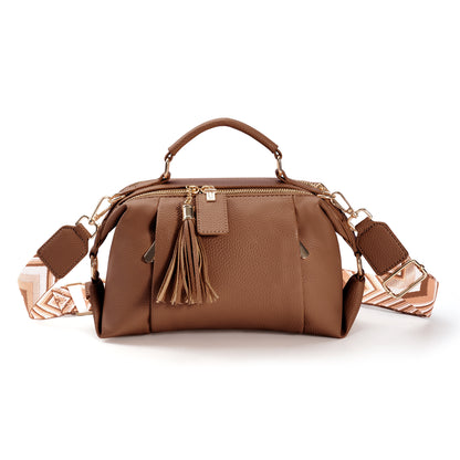 Tassel Handbag Shoulder Crossbody Bag Pillow Purse