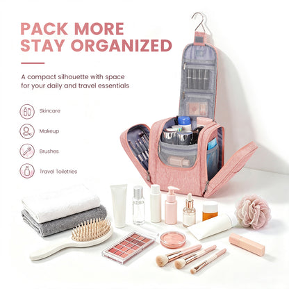 Toiletry Bag Travel Multi-Compartment Makeup Organizer Bag