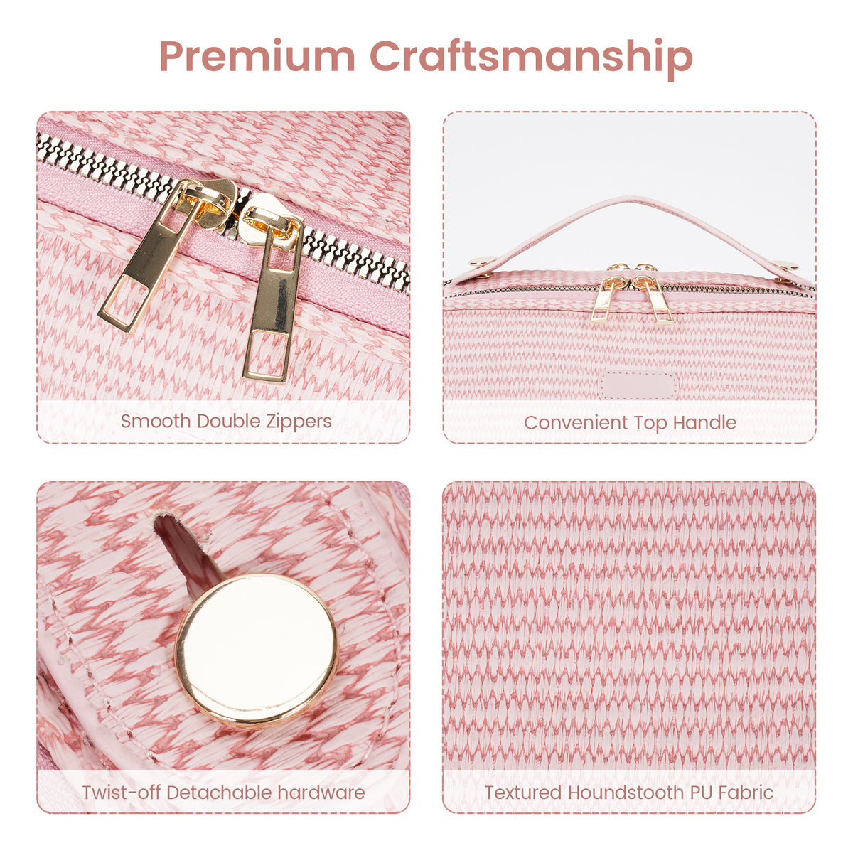 Handheld Makeup Pouch Cosmetic Bag Travel Toiletry Bag