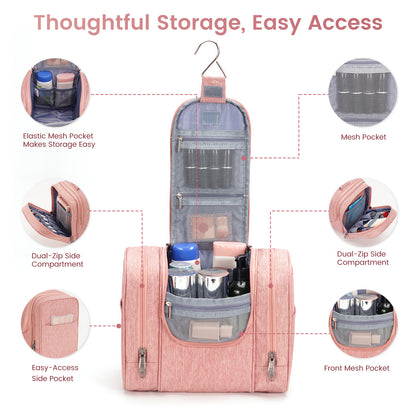 Toiletry Bag Travel Multi-Compartment Makeup Organizer Bag