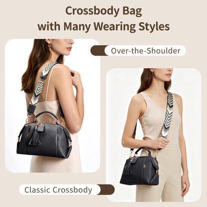 Tassel Handbag Shoulder Crossbody Bag Pillow Purse