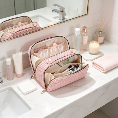Handheld Makeup Pouch Cosmetic Bag Travel Toiletry Bag