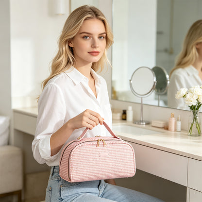 Handheld Makeup Pouch Cosmetic Bag Travel Toiletry Bag