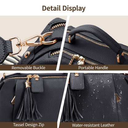 Tassel Handbag Shoulder Crossbody Bag Pillow Purse