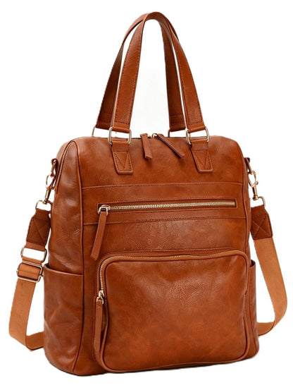 Convertible Backpack Purse Crossbody Tote Bag For Work