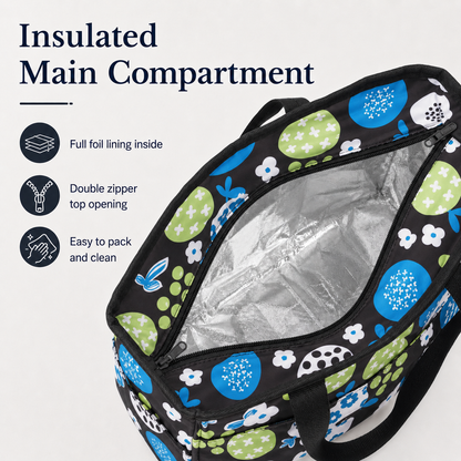 Causal Lunch Shoulder Bag Insulated Beach Tote Handbag