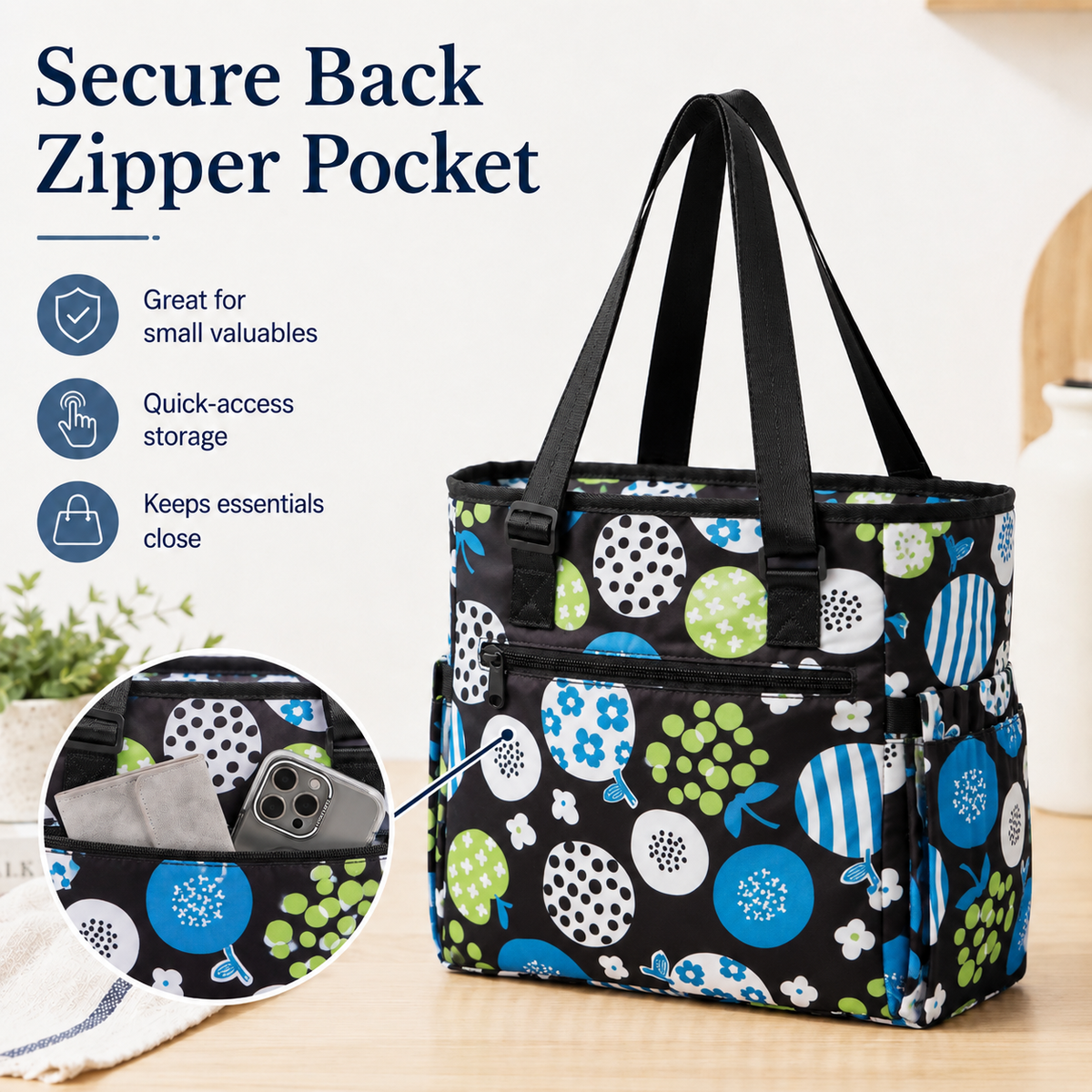 Causal Lunch Shoulder Bag Insulated Beach Tote Handbag