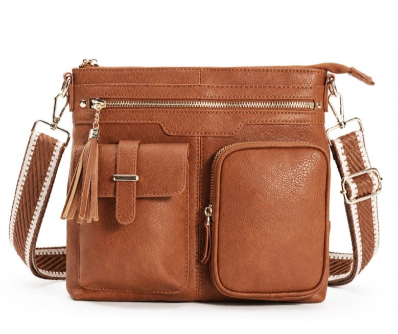 Multi Pocket Crossbody Bag Purse